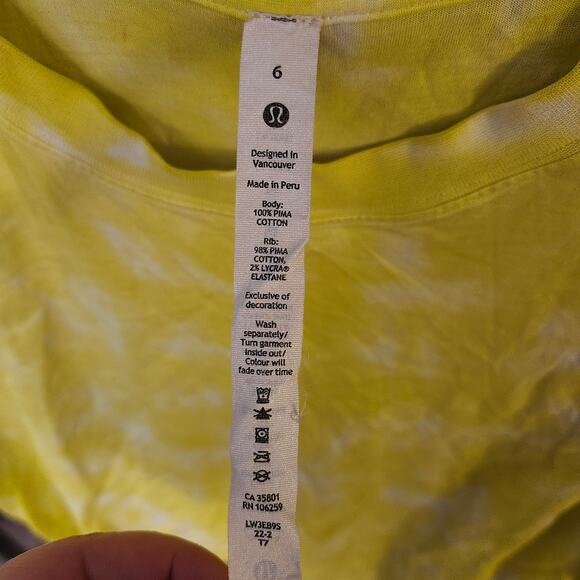 LULULEMON All Yours Tie-Dye Tee - Picture 3 of 4